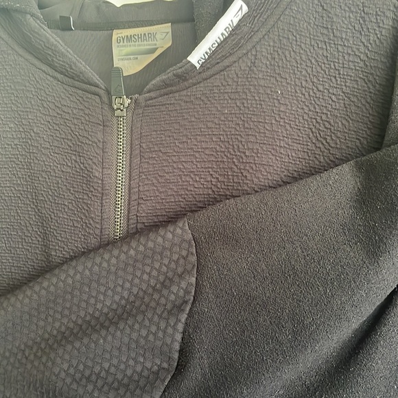 Gymshark True texture bomber hoodie M - Picture 4 of 6